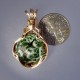 Green Mosaic Greenstone Pendant