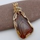 Inner Circle Lake Superior Agate Pendant