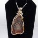 Inner Circle Lake Superior Agate Pendant