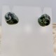 Isle Royale Greenstone Silver Stud Earring