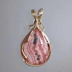 Rose Magic Rhodochrosite Pendant
