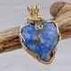 Denim Lapis Sweetheart Pedant