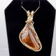 Laughing Face Lake Superior Agate Pendant