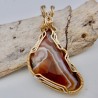 Laughing Face Lake Superior Agate Pendant