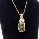 Sophisticated Silk Greenstone Pendant