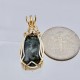 Sophisticated Silk Greenstone Pendant