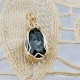 Sophisticated Silk Greenstone Pendant
