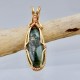 Blue Garden Greenstone Pendant
