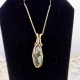 Blue Garden Greenstone Pendant