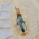 Blue Garden Greenstone Pendant