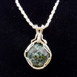 Verdant Motif Greenstone Pendant