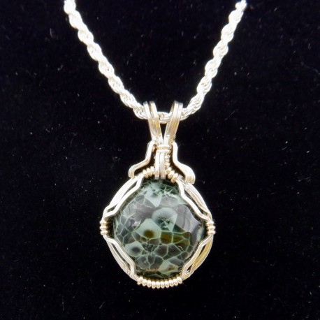 Verdant Motif Greenstone Pendant