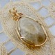 Creamy Petoskey Stone Pendant