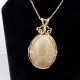 Creamy Petoskey Stone Pendant