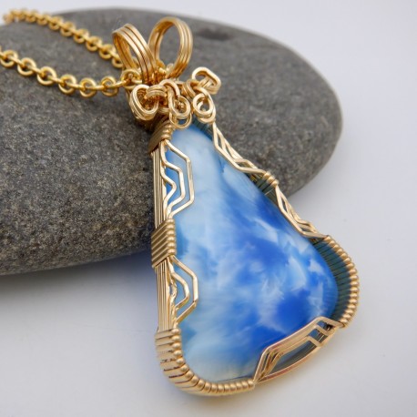 Sky Blue Victoria Stone Pendant