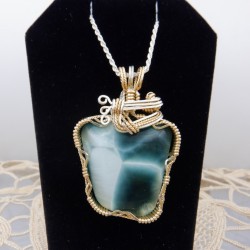 Teal Tones Victoria Stone Pendant