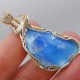 Beautiful Blue Victoria Stone Pendant