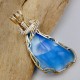 Beautiful Blue Victoria Stone Pendant