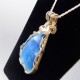 Beautiful Blue Victoria Stone Pendant