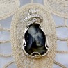 Black Beauty Victoria Stone Pendant