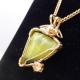Lime Green Victoria Stone Pendant