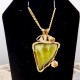 Lime Green Victoria Stone Pendant