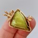 Lime Green Victoria Stone Pendant