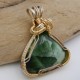 Spruce Green Glow Victoria Stone Pendant