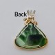 Spruce Green Glow Victoria Stone Pendant