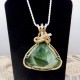 Spruce Green Glow Victoria Stone Pendant