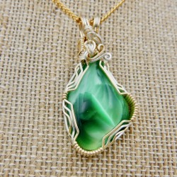 Emerald Romance Victoria Stone Pendant