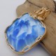 Hues of Blue Victoria Stone Pendant