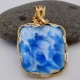 Hues of Blue Victoria Stone Pendant