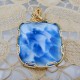 Hues of Blue Victoria Stone Pendant