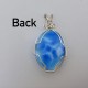 Blue Silk Victoria Stone Pendant