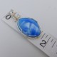 Blue Silk Victoria Stone Pendant