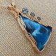 Indigo Bling Victoria Stone Pendant