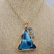 Indigo Bling Victoria Stone Pendant