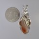 White Ribbons Lake Superior Agate Pendant