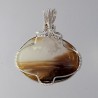 End Moraine Lake Superior Agate Pendant