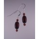 Goldstone/Brown Agate Earrings