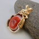 Flamboyant Lake Superior Agate Pendant