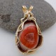 Flamboyant Lake Superior Agate Pendant