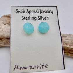 Amazonite Stud Earrings
