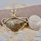 Triangle Petoskey Stone Pendant
