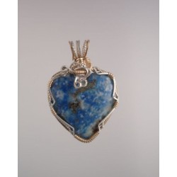 Denim Sweetheart Denim Lapis Pendant