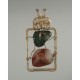 Isle Royale Greenstone and Agate Pendant