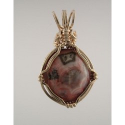 Vibrant Pink Thomsonite Pendant