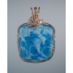 Hues of Blue Victoria Stone Pendant