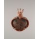 Mahogany Eyes Petoskey Stone Pendant